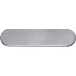 Intersteel briefplaat ovaal verdekt rvs, Verzenden, Nieuw