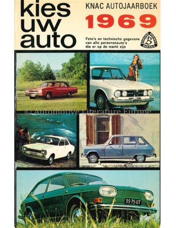 1969 KNAC AUTOJAARBOEK NEDERLANDS, Nieuw, Author