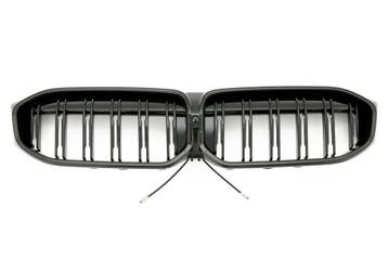 LED Sport Grille Dubbele Spijl Glanzend Zwart voor BMW 3 Ser, Ophalen of Verzenden