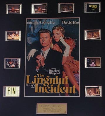 The Linguini Incident - David Bowie - Framed Film Cell, Nieuw