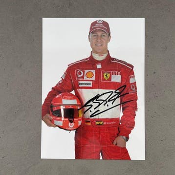 Ferrari - F1 - Rare Size 22x16 cm - Michael Schumacher -, Nieuw