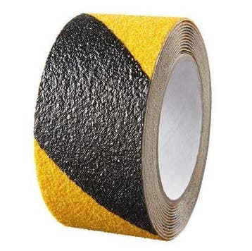 SecuCare anti slip sticker op rol 3 meter zwart/geel, Verzenden, Nieuw