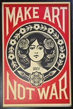 Shepard Fairey (OBEY) - Obey - Make Art Not War - 2020s
