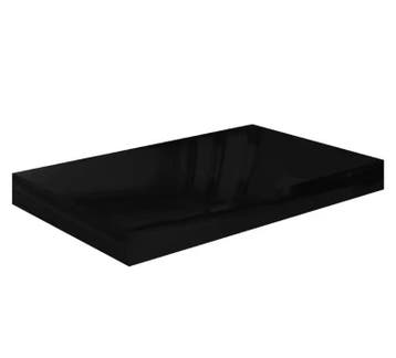 Hoogglans Zwarte Zwevende Wandplank 40x23x3,8 cm, Verzenden, Nieuw