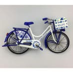 Miniatuur fiets delftsblauw 23 x 13 cm + naam, Kleding | Heren, Ophalen of Verzenden, Nieuw
