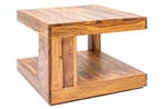 Salontafel van massief fijn hout GIANT 60 cm Sheesham Stone, Huis en Inrichting, Tafels | Salontafels, Ophalen of Verzenden, Nieuw