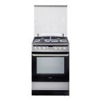 Inventum VFG6034WGRVS fornuis Vrijstaand fornuis499, Nieuw, Ophalen of Verzenden, Energieklasse A of zuiniger, Vrijstaand