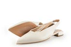 Notre-V Slingbacks in maat 39 Wit, Kleding | Dames, Schoenen, Notre-V, Verzenden, Wit, Zo goed als nieuw