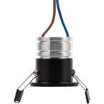 LED Mini Spot Dimbaar - 3W - Mat Zwart - Ø31mm, Metaal of Aluminium, Nieuw, Ophalen of Verzenden, Led