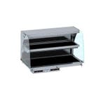 Warmhoud vitrine gebogen wandmodel | Zwart | 30 tot 120ºC, Verzenden, Nieuw in verpakking