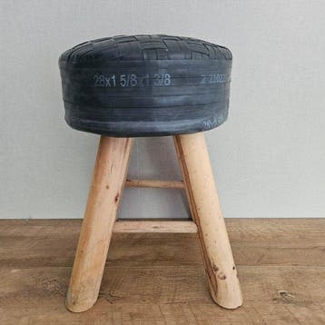 Kruk - Rubber, Hout - Fiets binnenband