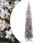 vidaXL Kunstkerstboom Groen 210 cm PVC en Staal en Kunststof, Verzenden, Nieuw