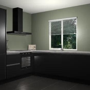 Zwart keuken Doha 37964, Verzenden, Nieuw