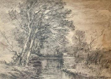 Barthélémy Niollon (1849-1927) - Bord de l’Arc