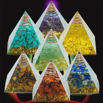 Orgonite Kristal Piramide - Energie & Meditatie Tool - Ameth, Verzenden, Nieuw in verpakking