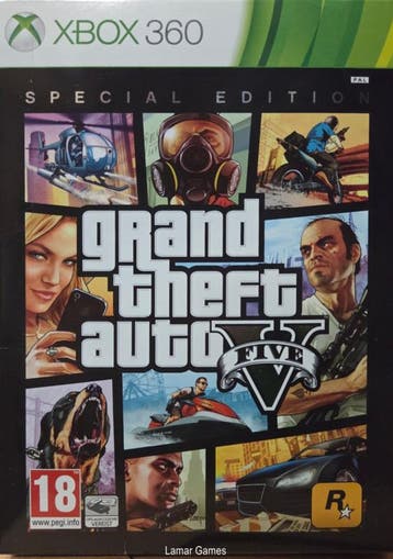 Grand Theft Auto V GTA 5 special edition (xbox360 used game), Spelcomputers en Games, Ophalen of Verzenden, Zo goed als nieuw