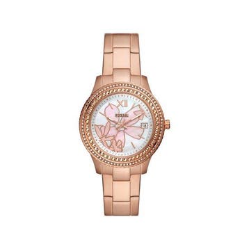Fossil Dameshorloge Analoog Quarz One Size 88523814 (Mode), Kleding | Dames, Schoenen, Verzenden, Nieuw