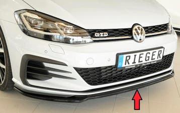 Rieger spoiler alleen voor GTI / GTD / GTE | Golf 7 GTI: 02., Verzenden, Nieuw, Volkswagen