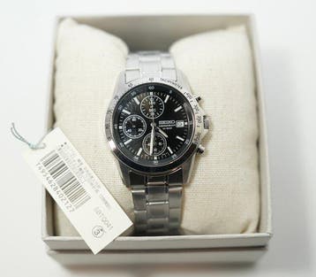 Seiko - Chronograph - Zonder minimumprijs - SBTQ041 - Heren