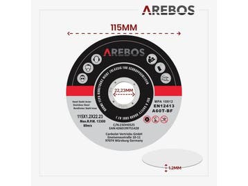 Veiling - Slijpschijven - 50 stuks - 115mm x 1mm, Nieuw