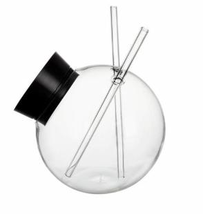 Cocktail Glas | 300ml | 2 Rietjes, Verzenden