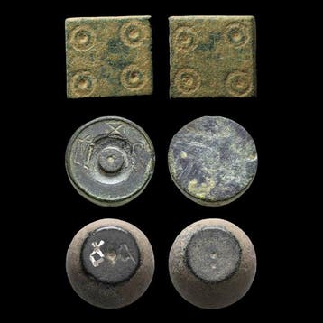 Byzantijns Brons Commerciële gewichtsnormen (set van 3)