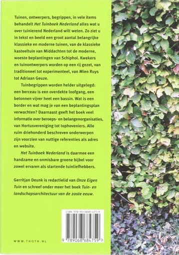 HET TUINBOEK NEDERLAND 9789068684759 G. Deunk, Verzenden, Zo goed als nieuw, G. Deunk