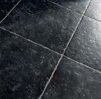 Zwarte getrommelde kloosterlook vloertegels 50 x 50 cm, Verzenden, Nieuw