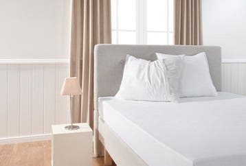 2dekans | Antibacterieel Dual Memory Foam Hoofdkussen -, Huis en Inrichting, Slaapkamer | Beddengoed, Ophalen of Verzenden, Zo goed als nieuw
