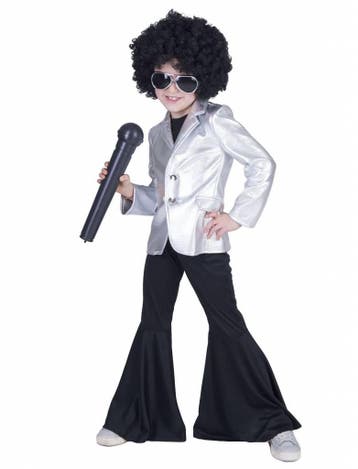 Disco Popster Jasje Kind - Zilver, Ophalen of Verzenden, Nieuw