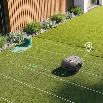 Philips Robotgrasmaaier RSL3000/10, Ophalen of Verzenden, Zo goed als nieuw, PHILIPS