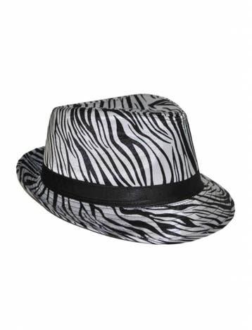 Zebra hoed Safari, Kleding | Dames, Carnavalskleding en Feestkleding, Ophalen of Verzenden, Nieuw