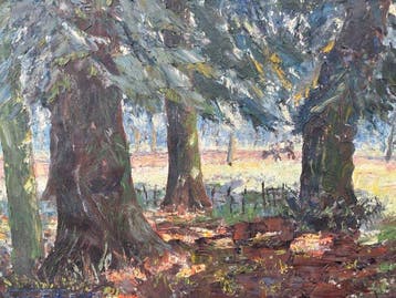 Leo Vandersmissen (1900-1966) - Bosgezicht, Antiek en Kunst