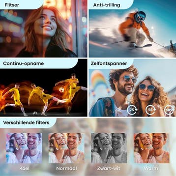 Vizual Digitale Camera - 48MP - 4K 30FPS - incl. 32gb SD, Ophalen of Verzenden, Zo goed als nieuw