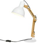 Verstelbare Bureaulamp met Klem en Bamboe Design, Verzenden, Nieuw