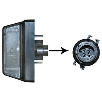 Citroen Jumper 2002-2006 Plaatverlichting Links Pickup / Cha, Verzenden, Nieuw