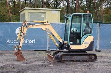 Veiling: Minigraver Yanmar SV22 Diesel 13.4kW 2015, Ophalen, Graafmachine