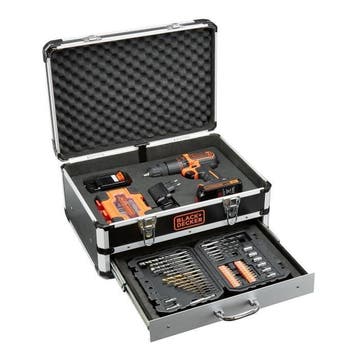 BLACK &amp; DECKER - Percussion Drill - Li Ion Battery 2x..., Verzenden, Nieuw
