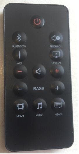 Afstandsbediening Jbl sb150, Audio, Tv en Foto, Ophalen of Verzenden, Nieuw, Origineel