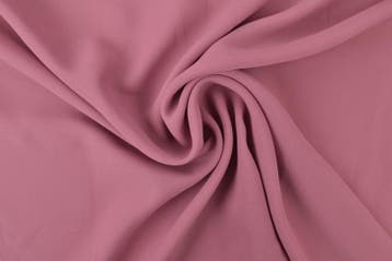 Chiffon Donker oud roze - rol 50 meter, Verzenden, Nieuw