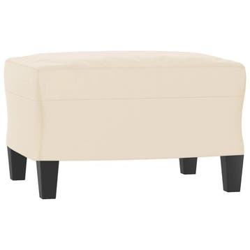 Hocker Beige 60x50cm - Retoertje.nl - 65% korting, Overige materialen, Minder dan 50 cm, Ophalen of Verzenden, Zo goed als nieuw