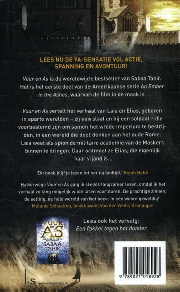 De heerschappij van de maskers / Vuur en As / 1 Sabaa Tahir, Boeken, Verzenden, Zo goed als nieuw, Sabaa Tahir