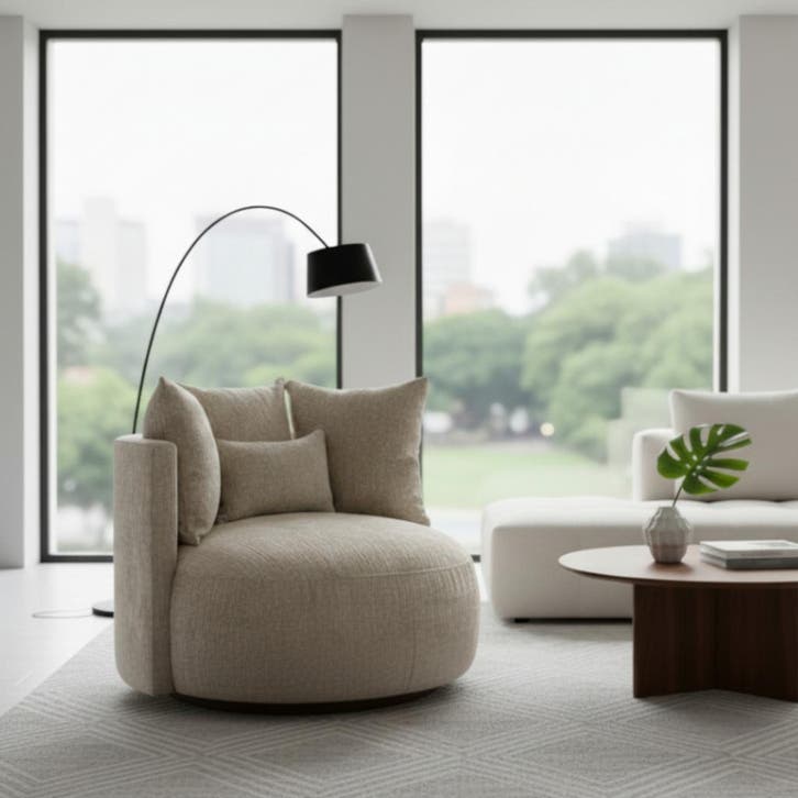 Loveseat Roxy | Beige, Huis en Inrichting, Stoelen, Nieuw, Ophalen of Verzenden