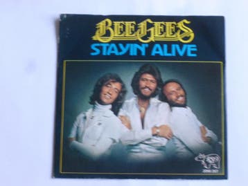 Bee Gees - Stayin Alive (vinyl single), Ophalen of Verzenden, Zo goed als nieuw