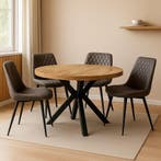 NIEUWE tafel + 4 stoelen € 400.- COMBI-DEAL, Ophalen, Nieuw, 4 tot 6 stoelen