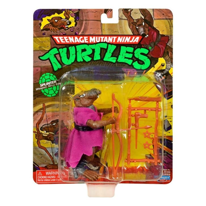 Teenage Mutant Ninja Turtles Action Figure Classic Splinter, Verzamelen, Film en Tv, Nieuw, Ophalen of Verzenden