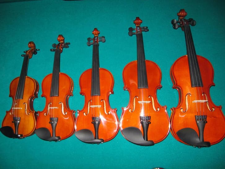 Viool (1/16 t/m 3/4) in koffer, actieprijs vanaf €59,95, Muziek en Instrumenten, Strijkinstrumenten | Violen en Altviolen, Viool