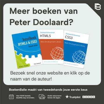Handboek HTML5 en CSS / Handboek - Peter Doolaard, Verzenden, Zo goed als nieuw, Peter Doolaard