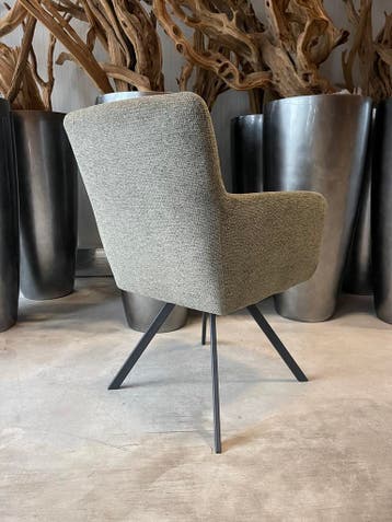Veiling - Eetkamerstoel Manur (set van 8) Microvezel stof -, Nieuw