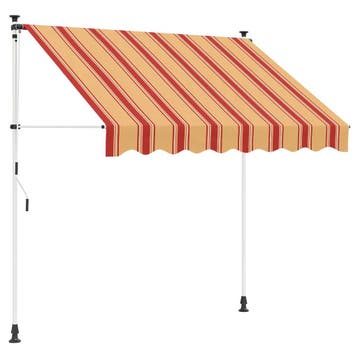 vidaXL Handmatig uitschuifbare luifel Multikleur 200 x 115 x, Verzenden, Nieuw